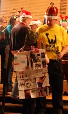 The page and Good King Wenceslas