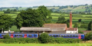 Great Western Railway Train at Castle Cary station