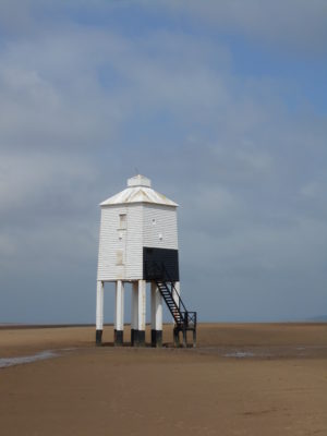 Funny little lighthouse of Burnam-on-Sea, otherwise called "iconic."