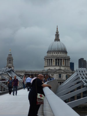 St Paul's from the wobbly bridge