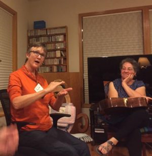 Mary-Ellis doing her stuff.