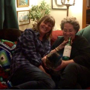 Nancy, Elena, Winston and Laphroaig, Solstice, 2016